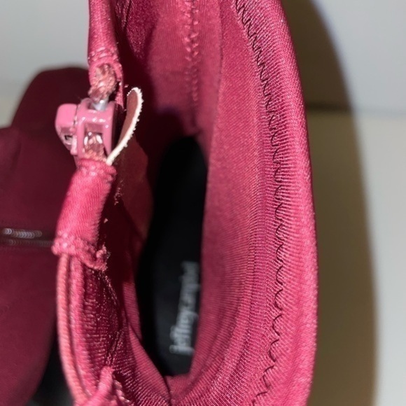 New Jeffrey Campbell Dauphin Wine Square Toe Boot size 7 - Picture 5 of 10
